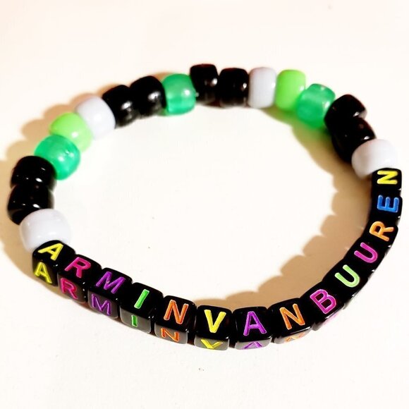 DJ Armin Van Buuren Glow in Dark kandi bracelet - Picture 2 of 3